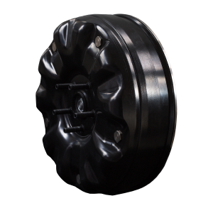 The L1500 D-version in-wheel motor has been optimized for small-series manufacturing.